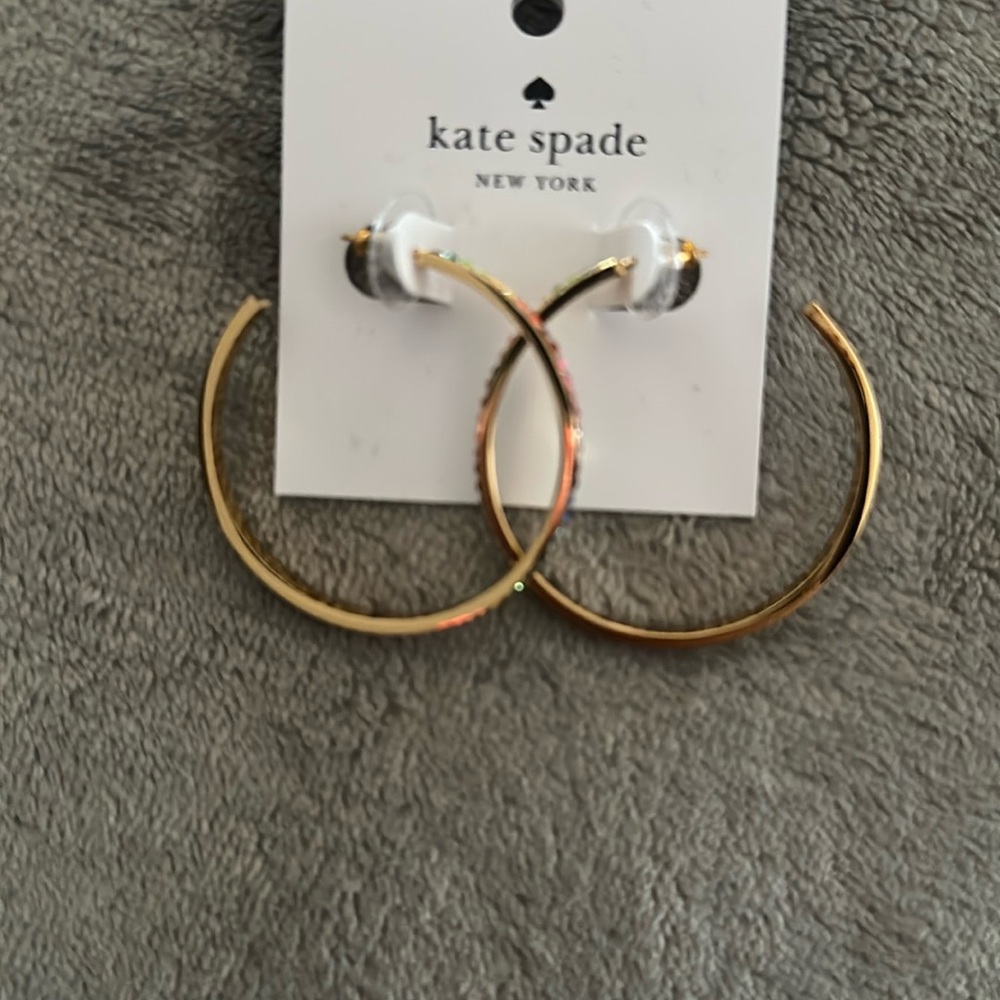 Kate Spade Gold Hoop Earrings